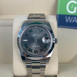 Rolex Datejust 41 - 126300 Wimbledon Smooth Bezel Oyster Bracelet - 2022