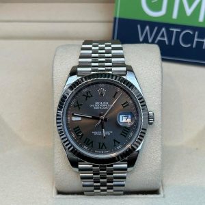 Rolex Datejust 36 - 126234 Fluted Bezel Jubilee Bracelet Wimbledon Dial - 2022
